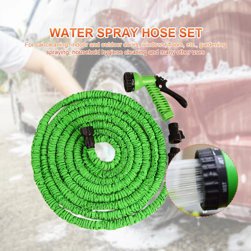 Premium 50ft Magic Hose Pipe for Home, Lawn & Car Washing