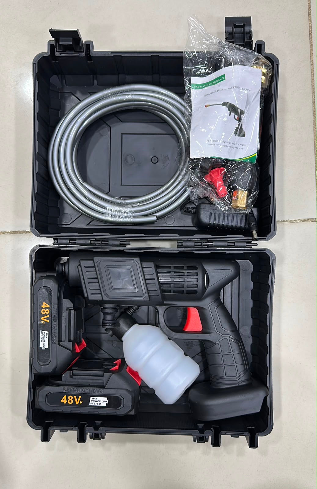 Automatic Cordless High-Pressure Cleaning Car Wash Spray Gun Anytime, Anywhere